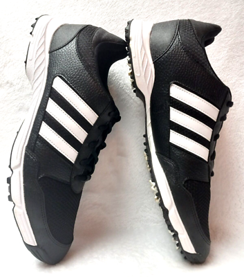 ADIDAS TECH RESPONSE MENS GOLF SHOES F33550 SZ 11 BLACK WHITE