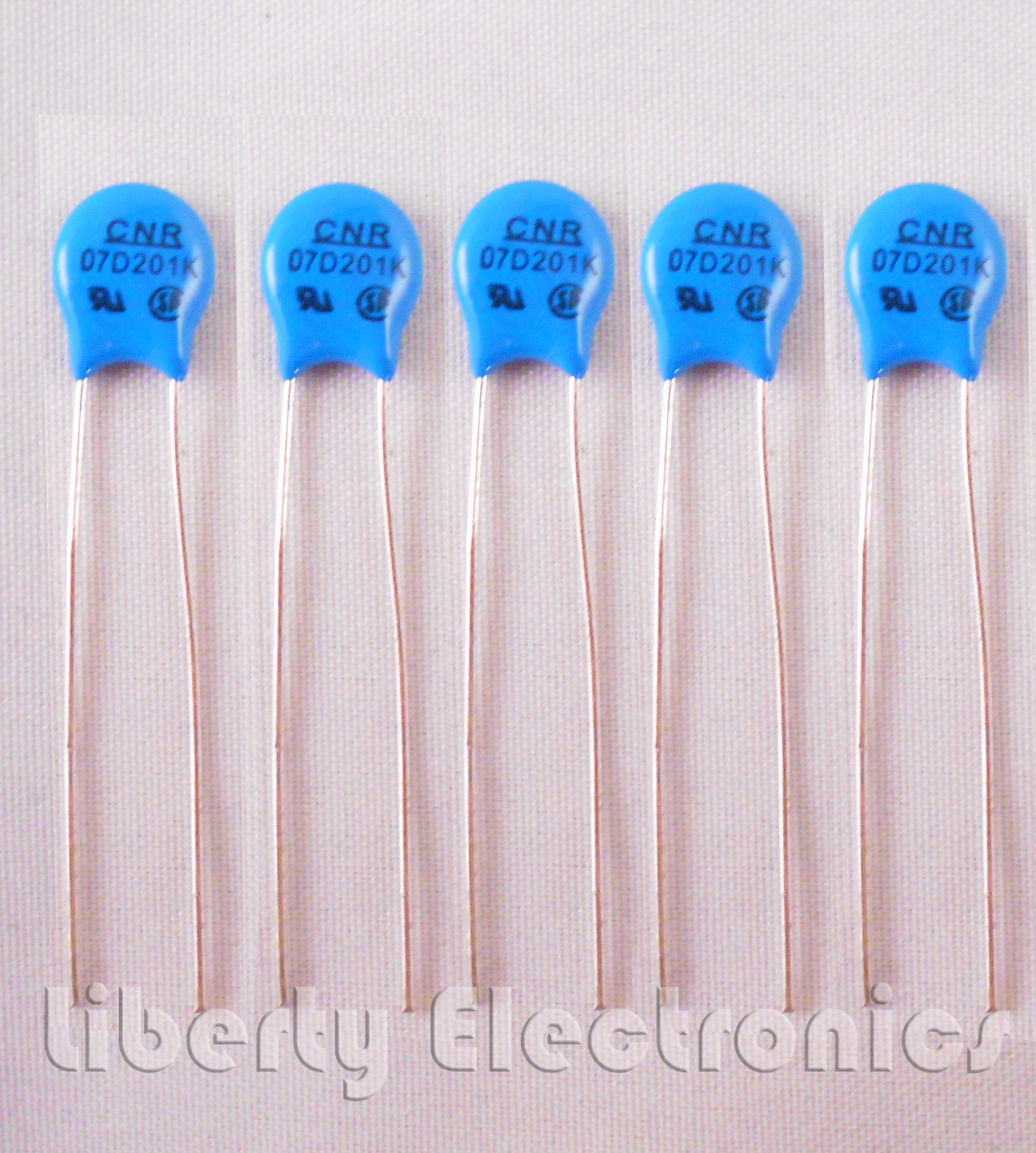 かんすん7 LOT of 5 (five) ZINC OXIDE VARISTOR 130V - model: 07D201K | eBay