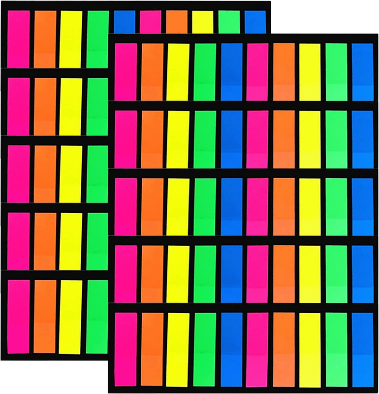 2000 Pieces Page Markers Index Tabs Arrow Flags Stickers Colored Sticky Notes In