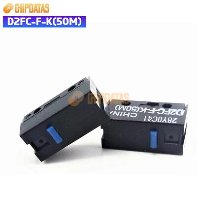 1PCS New OMRON Mouse Micro Switch D2FC-F-K(50M) Blue Dot Mouse Button Fretting