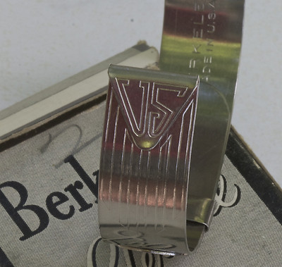 40s Berkeley ステンレス ウォッチバンド WW2 大戦 USA米軍 新しいファッション - 40s Berkeley ステンレス ウォッチバンド