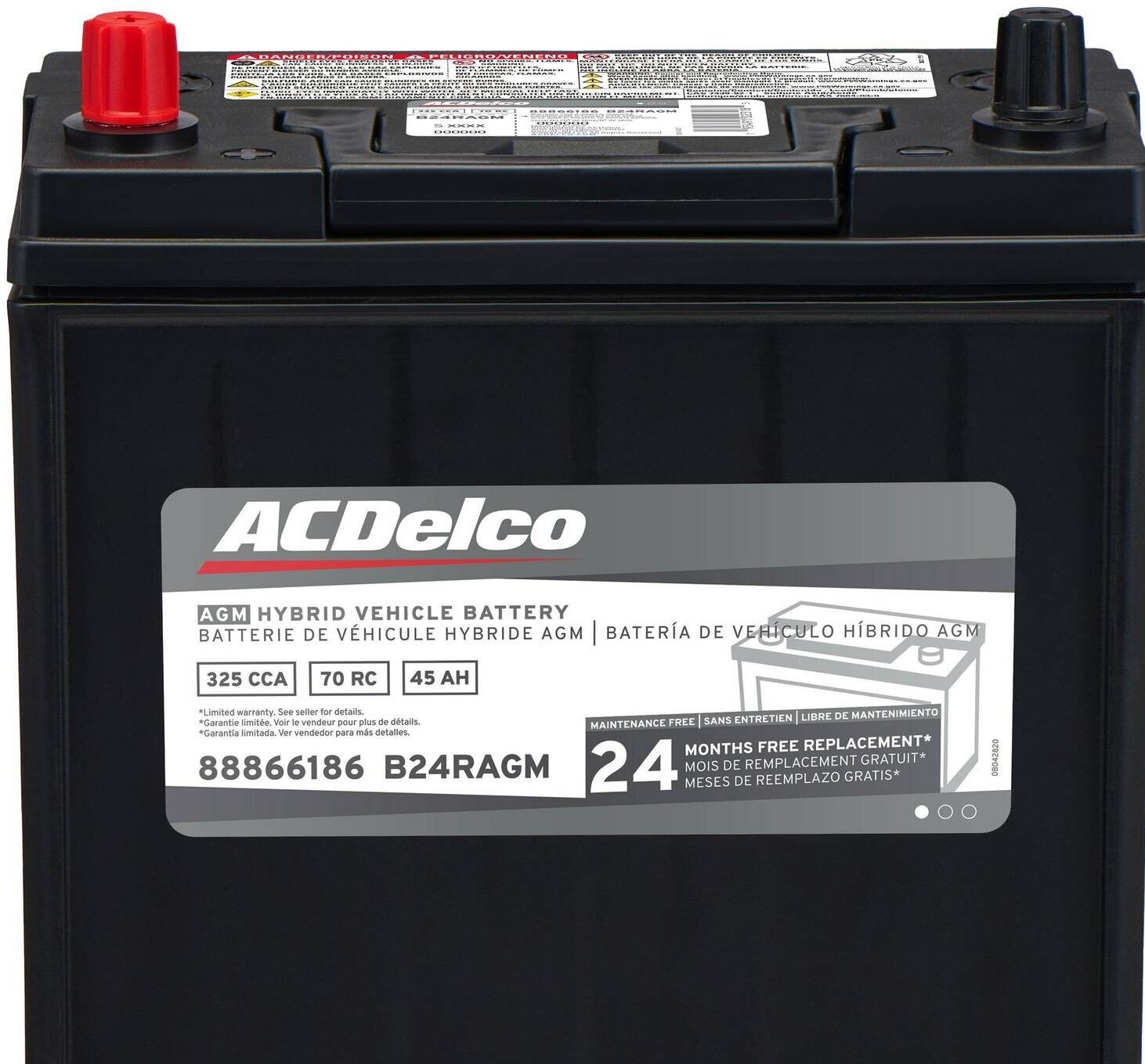 ACDelco B24RAGM Advantage Agm Hybrid Vehicle Battery | eBay