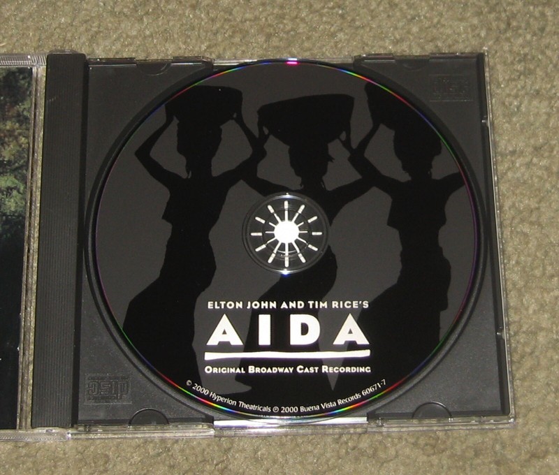 Elton John & Tim Rice - Aida Original Broadway Cast Recording (CD, 2000)