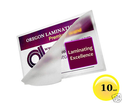 10 Mil Hot Drivers License Laminating Pouches 2-3/8 x 3-5/8 (100/pack) Clear