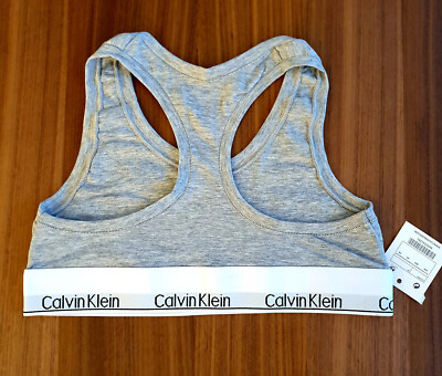 Calvin Klein Women Sport Bras 3 Pack Cross Back Cotton Modern Underwears S - XL