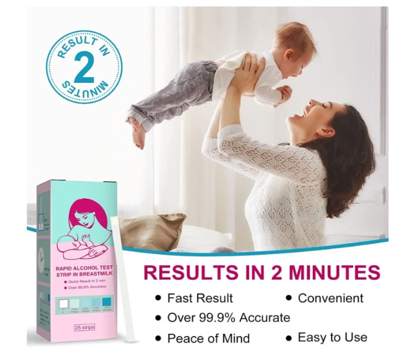 Breast Milk Alcohol Test Strips, Alcohol Test Strips for Breast milk S