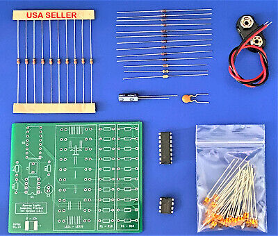 Electronics Soldering Practice Circuit Board Kit - Runway Lights