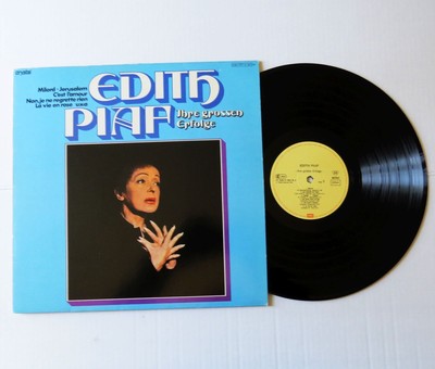 Edith Piaf Ihre Grossen Erfolge Vinyl LP 1983 Crystal German Import NM MONO