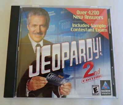 Jeopardy! 2nd Edition CD-ROM PC Game 2000 Hasbro Windows 95/98