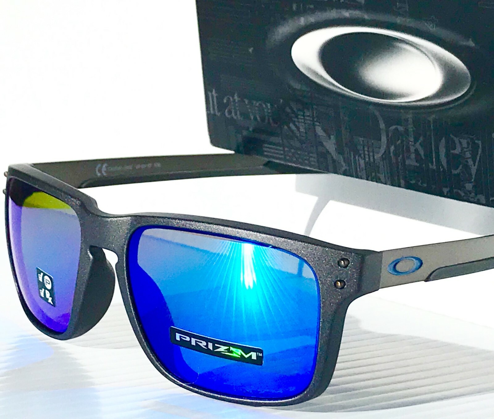 NEW* Oakley HOLBROOK MIX Gunmetal Steel POLARIZED Sapphire NEW* Oakley HOLBROOK MIX Gunmetal Steel POLARIZED Sapphire