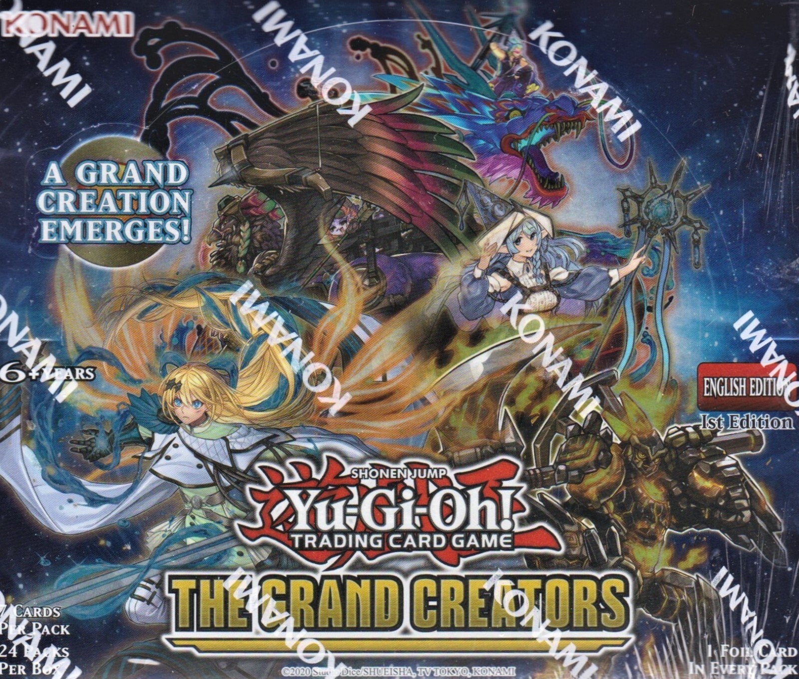 遊戯王 - 【新品シュリンク付き】遊戯王OCGグランド・クリエイターズ 4BOX 遊戯王OCGデュエルモンスターズ デッキビルドパック グランド
