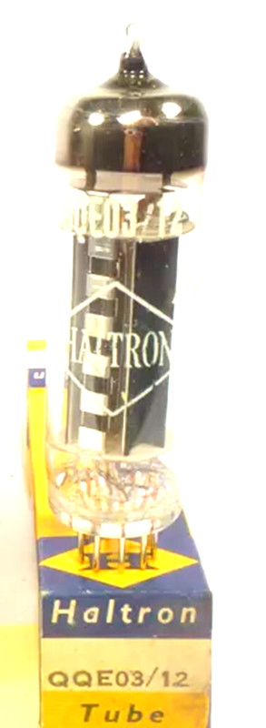 Tube  Qqe03 /12 Haltron Nos Nib Neuf 1 PiÃ¨Ce