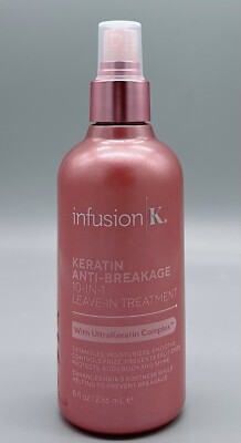 Infusion K Keratin Anti-Breakage 10-in-1 Leave-in Treatment 8 fl oz New
