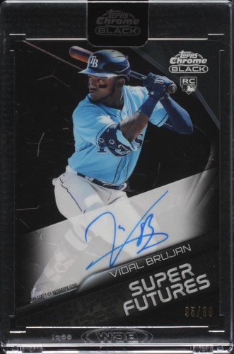 2022 Topps Chrome Black - Vidal Brujan #SFA-VB