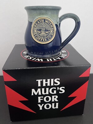 Death Wish Coffee 2024 Tree Of Life Mug BLUE  1025 out 3000 - NIB Sold Out