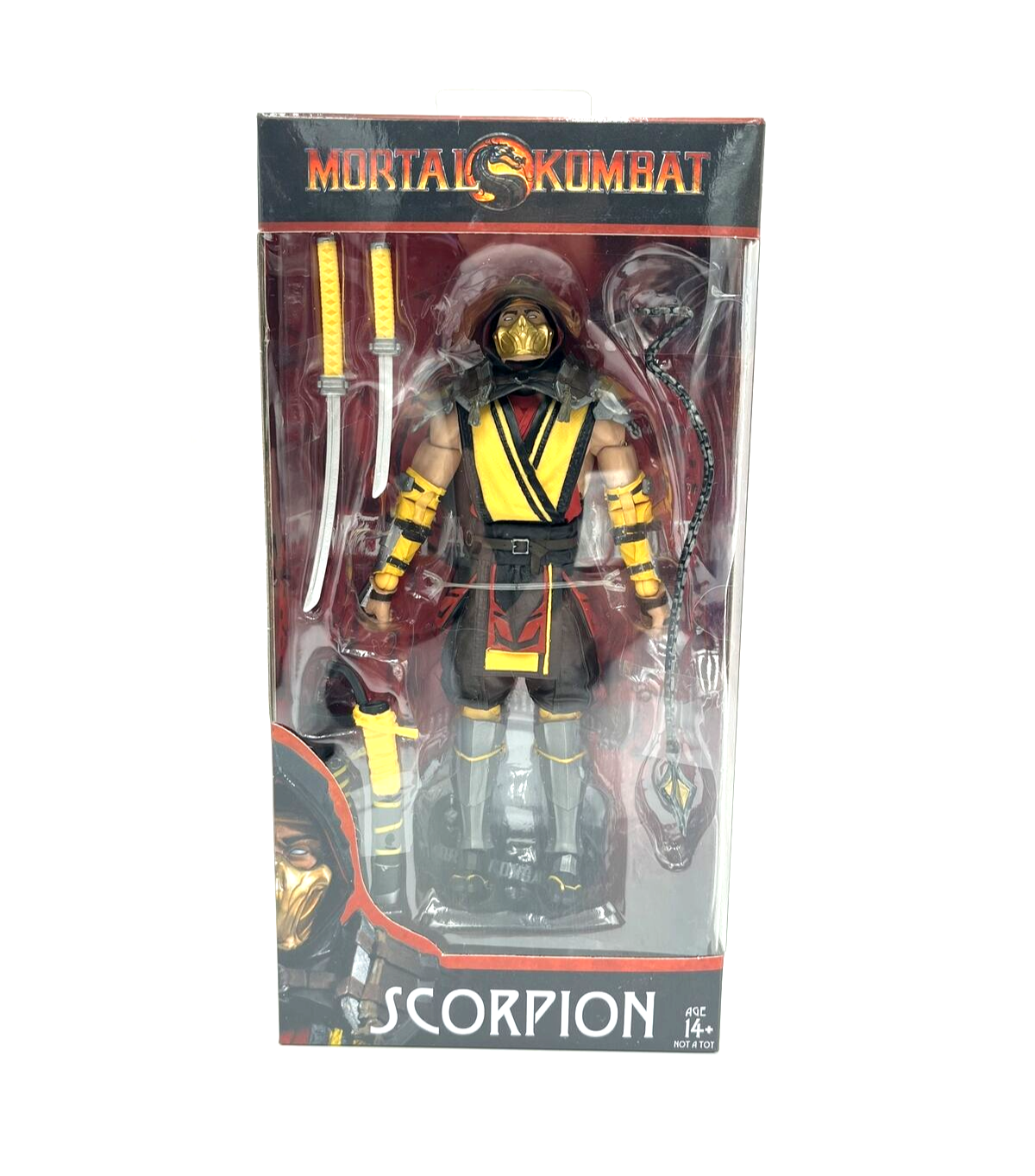 米軍実物放出品UNITEDJOIN.FORCISAPECS.ScorpIon. World Box - Mortal Kombat Scorpion – Ages Three and Up