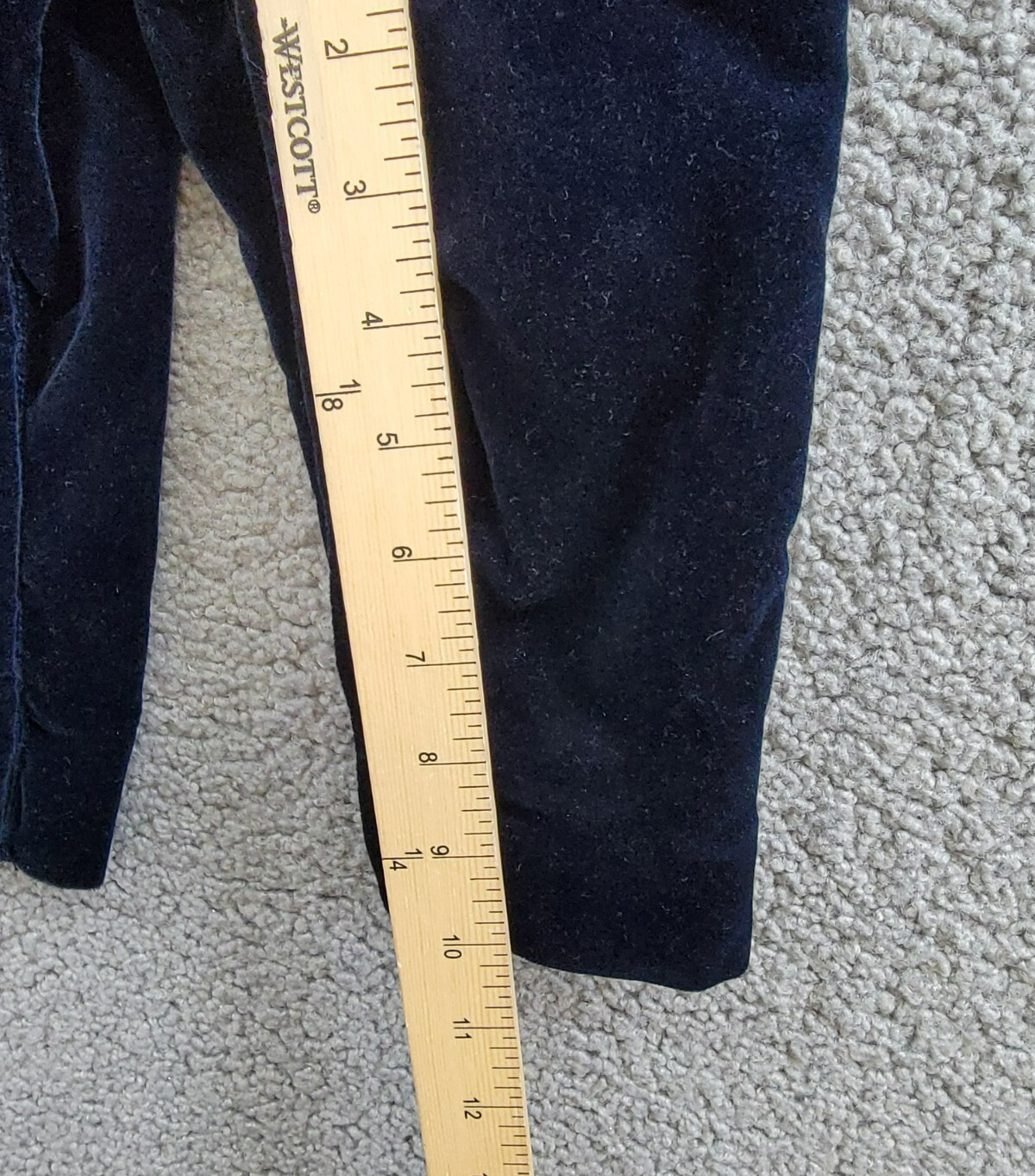 Ralph Lauren Plaid Shirt & Velvet Overall Set Baby Boys' 18M Navy Multi Snap L/S - Picture 8 of 19