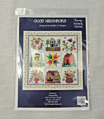 Cross Stitch Kit, Back Stitch - Good Neighbors MS381K TD2345, Imaginating