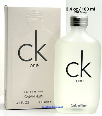 CK One By Calvin Klein EDT 3.3/ 3.4 oz/ 100 ml Unisex.Brand New in box