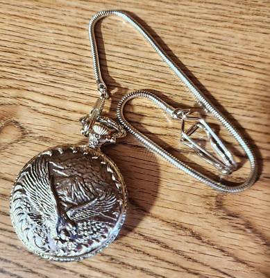 Vintage American International Mint Statue Of Liberty Pocket Watch