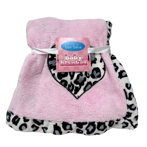 With Leopard Heart Accent & Trim 30" X 36" Very Soft