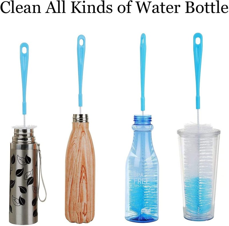 17In Extra Long Bottle Cleaning Brush Cleaner for Washing Narrow Neck Beer/ Wine