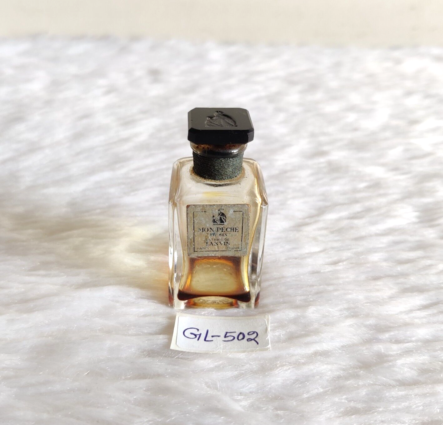 未使用　希少　ヴィンテージ香水　LANVIN MY SIN ランバンマイシン VTG 1930s ORIGINAL Jeanne Lanvin MY SIN Extrait Parfum 8 Oz