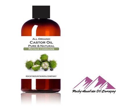 De La Cruz 100% Pure Castor Oil - 12 Bottles For Hair, Skin & Eyelashes