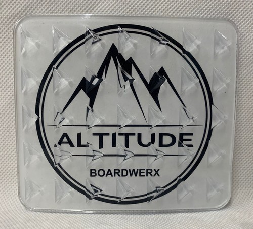 ALTITUDE BOARDWERX CLEAR SQUARE SNOWBOARD STOMP PAD *INCLUDES FREE STICKER