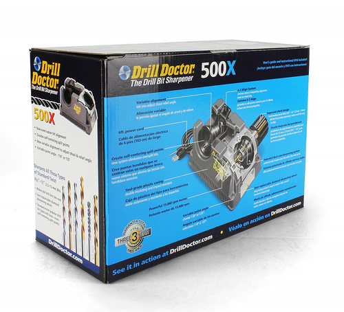 Drill Doctor DD500X 500x Drill Bit Sharpener, Professional Design & Construction