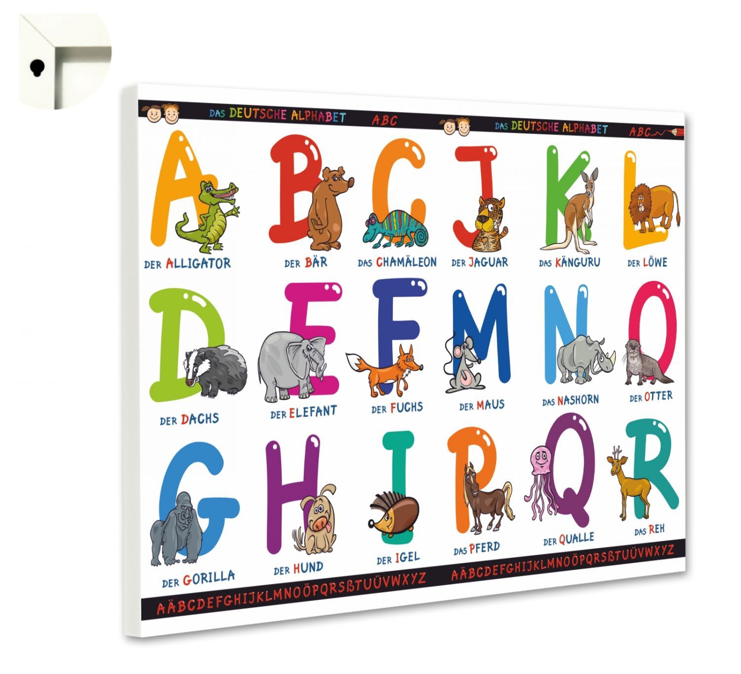 Magnettafel Pinnwand Memoboard Motiv Kinder Weltkarte Gr/ö/ße 60 x 40 cm