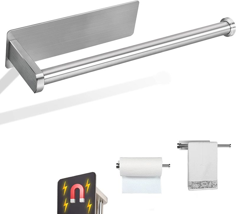 Holders Magnetic Steel Brushed Towel Roll Holders With Strong Magne