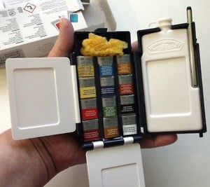 newton field box winsor paint travel plein pan palm watercolor pocket artist air