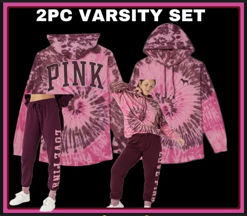 Pink tie dye sweat set shop