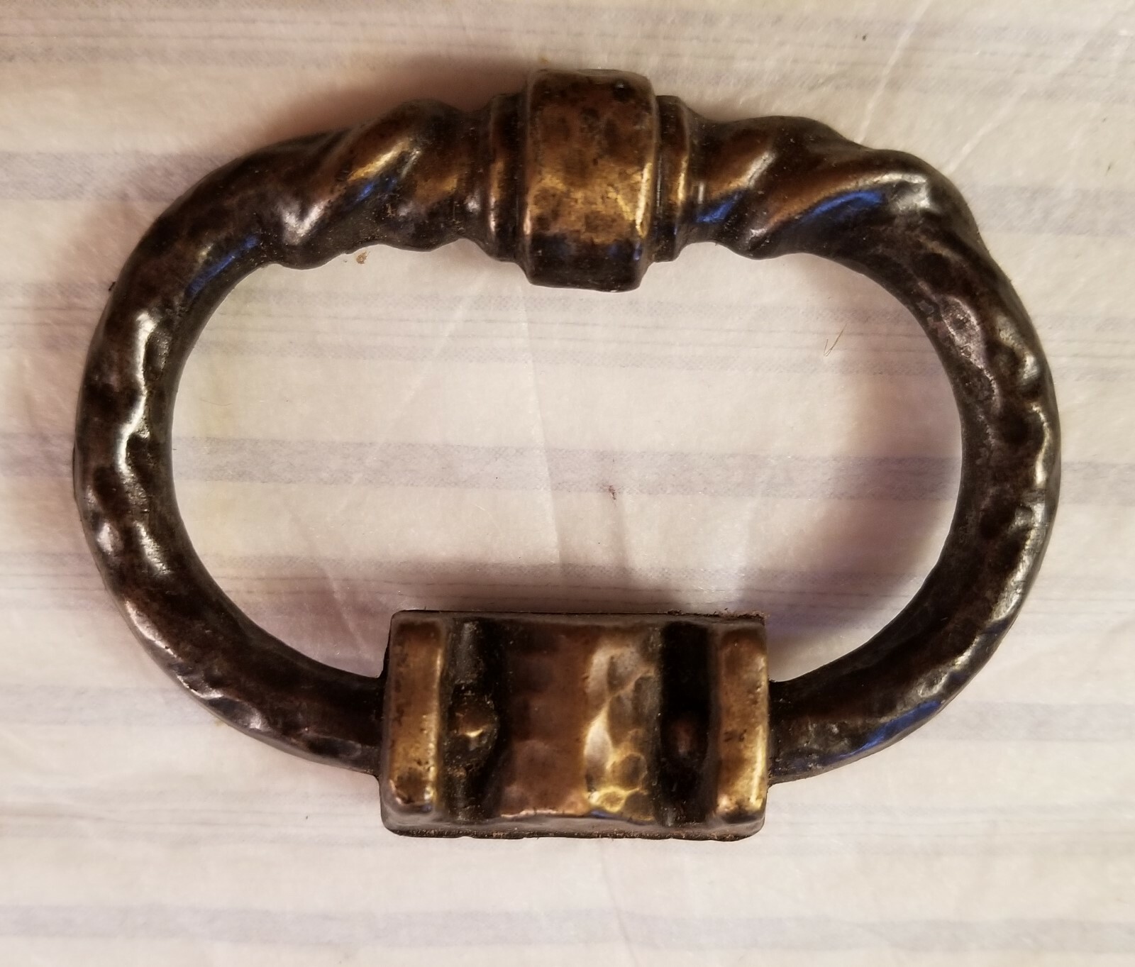 Antique brass unique door or drawer pulls (23 items) NEW