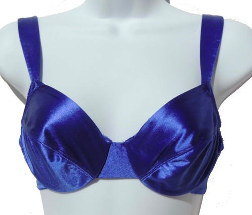 Women's Purple Smock V Neck Satin Bra Top (L) on eBid United States