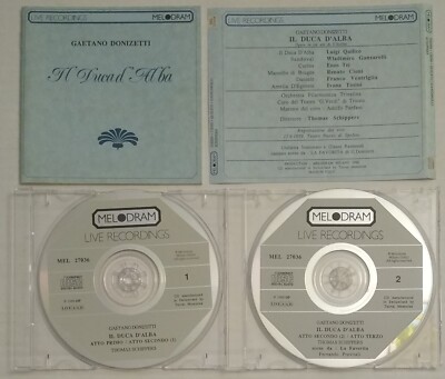 Donizetti - Il Duca D'Alba - Thomas Schippers 1959 - Melodram Italy 2CD