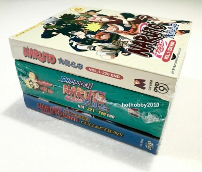 ~ FULL ENGLISH DUBBED ~ Naruto + Shippuden ~ Complete DVD (1-720 EPS+11 MOVIES)