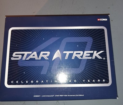 Corgi STAR TREK 40 Years U.S.S. ENTERPRISE Limited Edition CC96609 # 7315