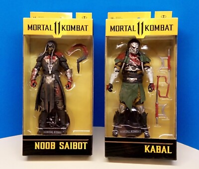 McFarlane Toys Mortal Kombat 11 Bloody Noob Saibot & Bloody Kabal Lot.  ( READ )