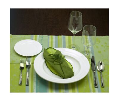 Fortessa Lucca Faceted 18/10 Stainless Steel Flatware Appetizer/Cake Fork, Se...