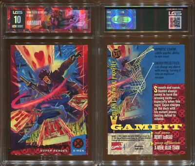 1994 FLEER ULTRA X-MEN GAMBIT #4  LGS GEM MINT 10