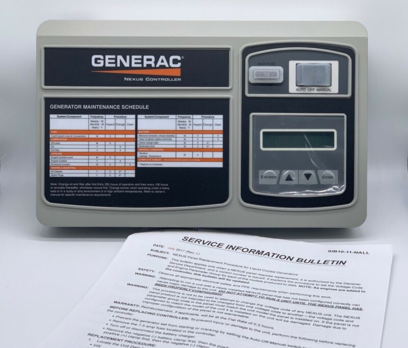 Generac - 0H7668DSRV - Assembly Control Panel (Programmed) SAME DAY SHIPPING