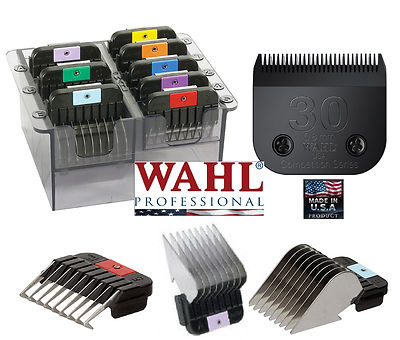 Wahl Stainless-Steel GUIDE COMB SET&ULTIMATE 30 BLADE*Fit KM10,KM5,KM2 Clipper