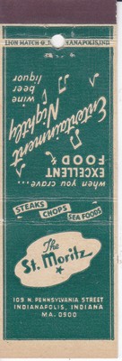 The St. MORITZ RESTAURANT, Indianapolis, IN