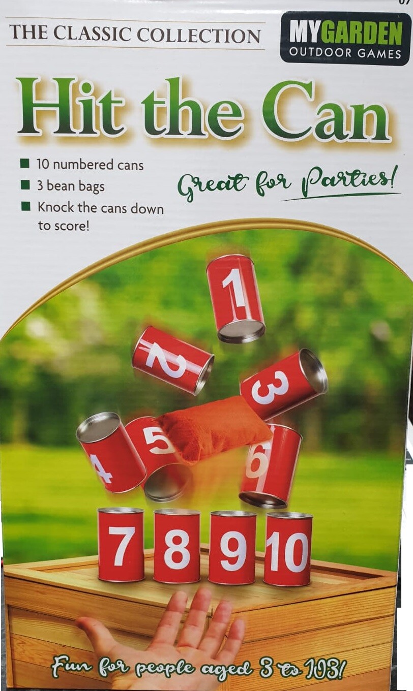 Tin Can Alley Outdoor Garden Hit The Can Family Fun Kids Target Throwing Game eBay