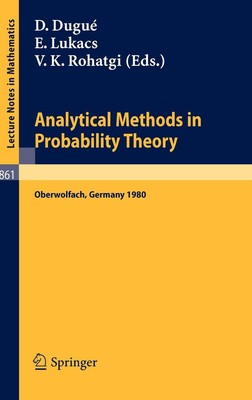 Analytical Methods in Probability Theory: Proceedings of the Conference Held at 