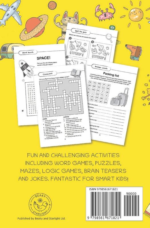 Awesome Games for Smart Kids: Fun Puzzles, Word Games, and Brain Teasers. - NEW