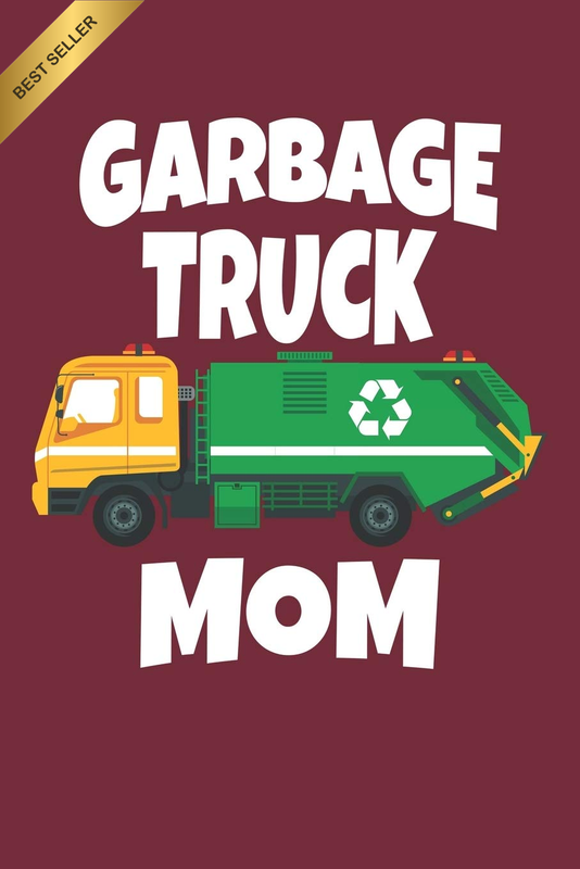 Garbage Truck Mom: Lined Notebook