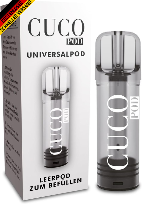 Cuco Pod Leerpod 2 Ml SelbstbefÃ¼Llbarer Pod FÃ¼R Batterieeinheiten Nikotinfrei